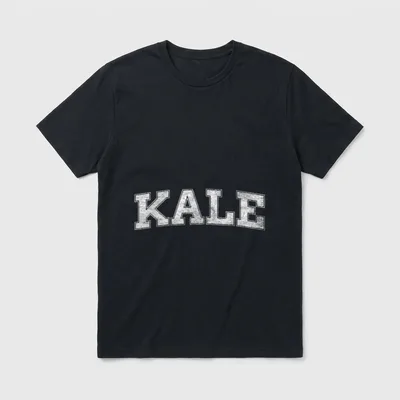 KALE UNIVERSITY LEAFY GREENS T-Shirt – Classic T-Shirt in Black