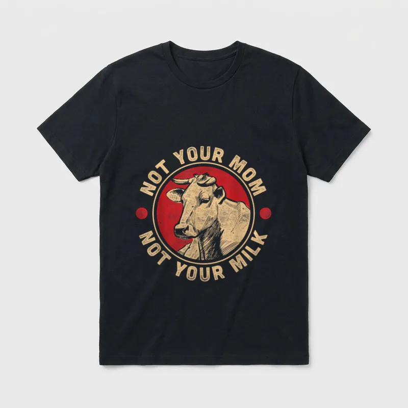 Animal rights activists vegetarian T-Shirt – Classic T-Shirt in Black