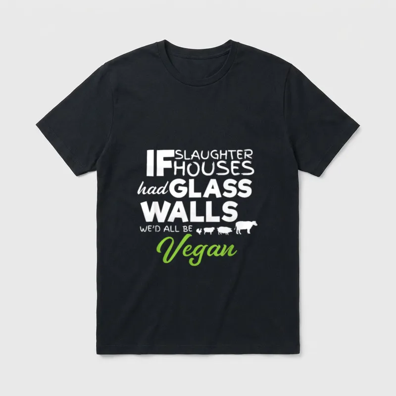 Vegan Animal Rights Awareness T-Shirt – Classic T-Shirt in Black