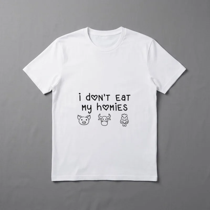 I Don't Eat Animal Rights Shirts T-Shirt – Classic T-Shirt in Black
