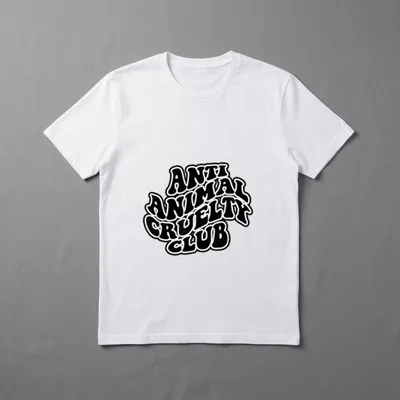 Anti Animal Cruelty Club T-Shirt – Classic T-Shirt in Black