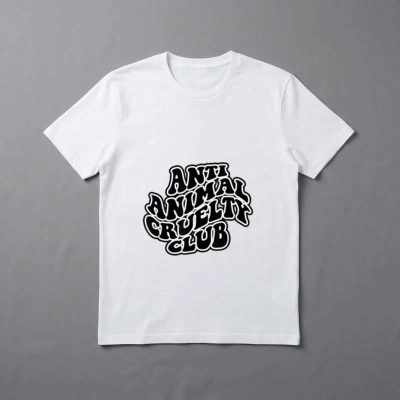 Anti Animal Cruelty Club T-Shirt – Classic T-Shirt in Black