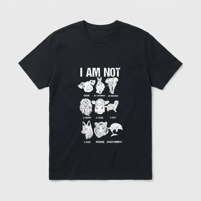 Animal Rights Animal Protection T-Shirt – Classic T-Shirt in Black