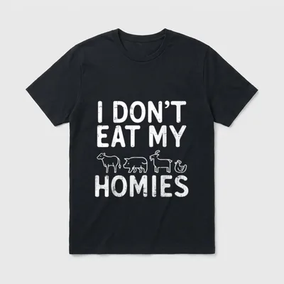 I Dont Eat Animal Rights Shirts T-Shirt – Classic T-Shirt in Black