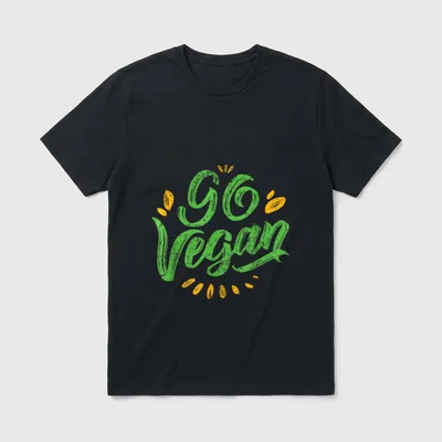 Go Vegan Animal Rights Shirts T-Shirt – Classic T-Shirt in Black