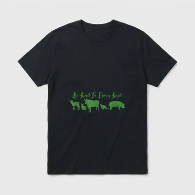 Every Vegetable Vegetarian Plant Funny Vegan T-Shirt – Classic T-Shirt in Black