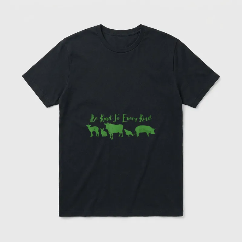 Every Vegetable Vegetarian Plant Funny Vegan T-Shirt – Classic T-Shirt in Black