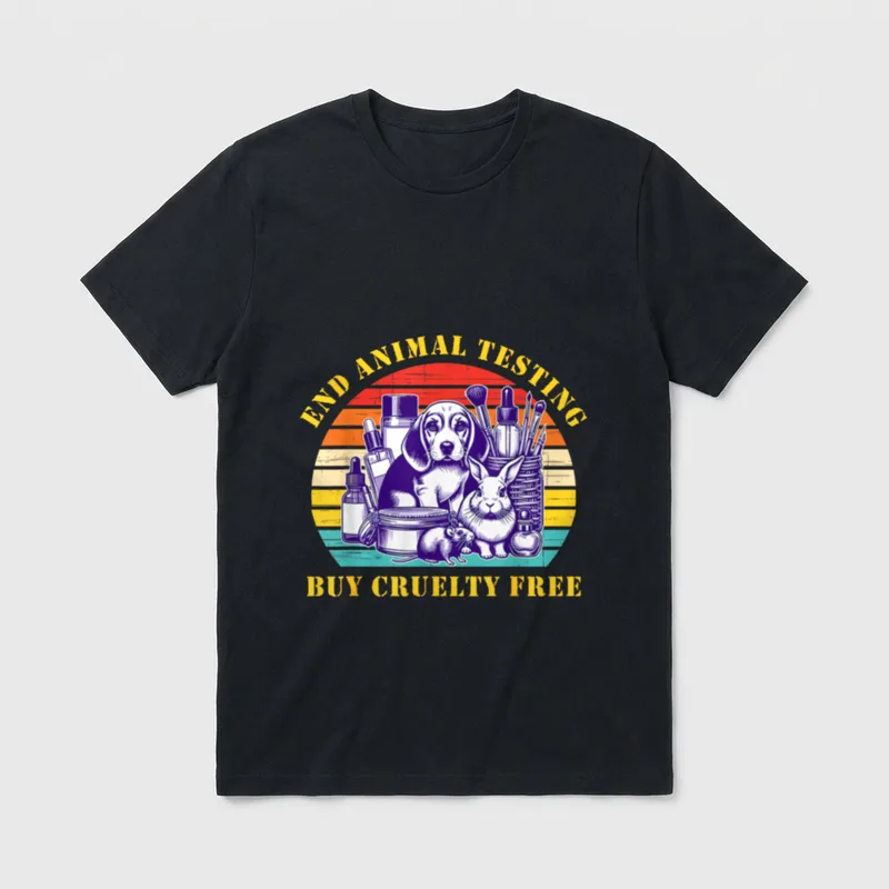 Vegan Activism for Men T-Shirt – Classic T-Shirt in Black
