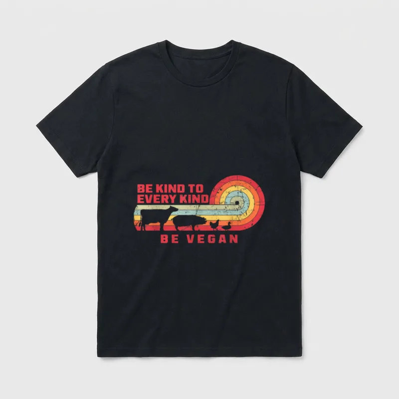 Vegan Be Kind T-Shirt – Classic T-Shirt in Black