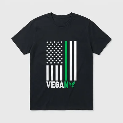 Patriotic Animal Rights Activist T-Shirt – Classic T-Shirt in Black