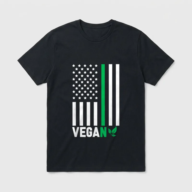 Patriotic Animal Rights Activist T-Shirt – Classic T-Shirt in Black