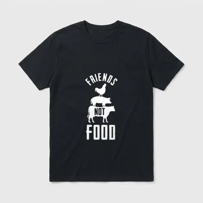 Vegan Veganism Vegetable Organic Food T-Shirt – Classic T-Shirt in Black
