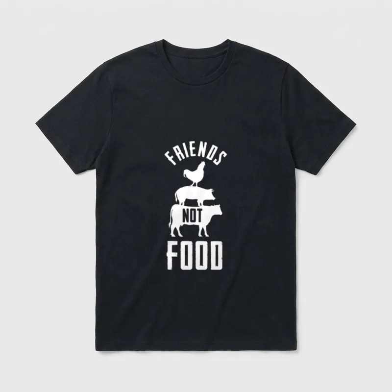 Vegan Veganism Vegetable Organic Food T-Shirt – Classic T-Shirt in Black