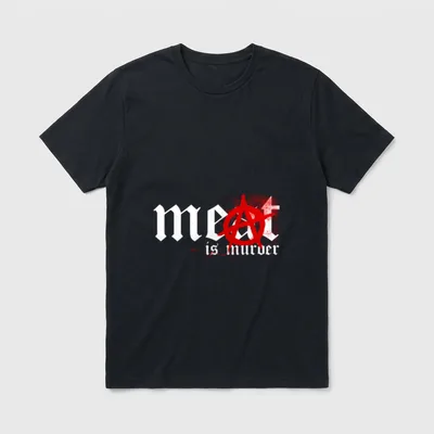 Meat is Murder Anti-Carnival T-Shirt – Classic T-Shirt in Black