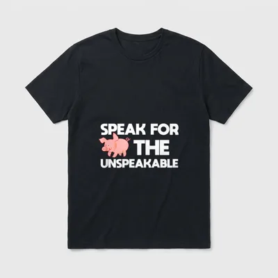Anti Animal Cruelty Abuse T-Shirt – Classic T-Shirt in Black