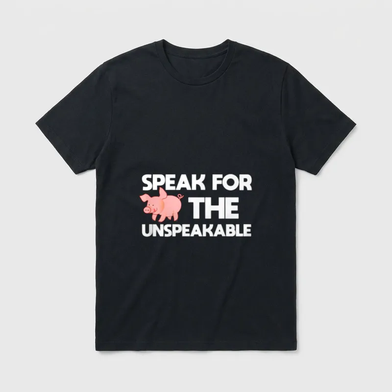 Anti Animal Cruelty Abuse T-Shirt – Classic T-Shirt in Black