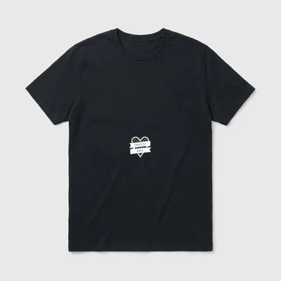 Cruelty Free Heart Pocket T-Shirt – Classic T-Shirt in Black