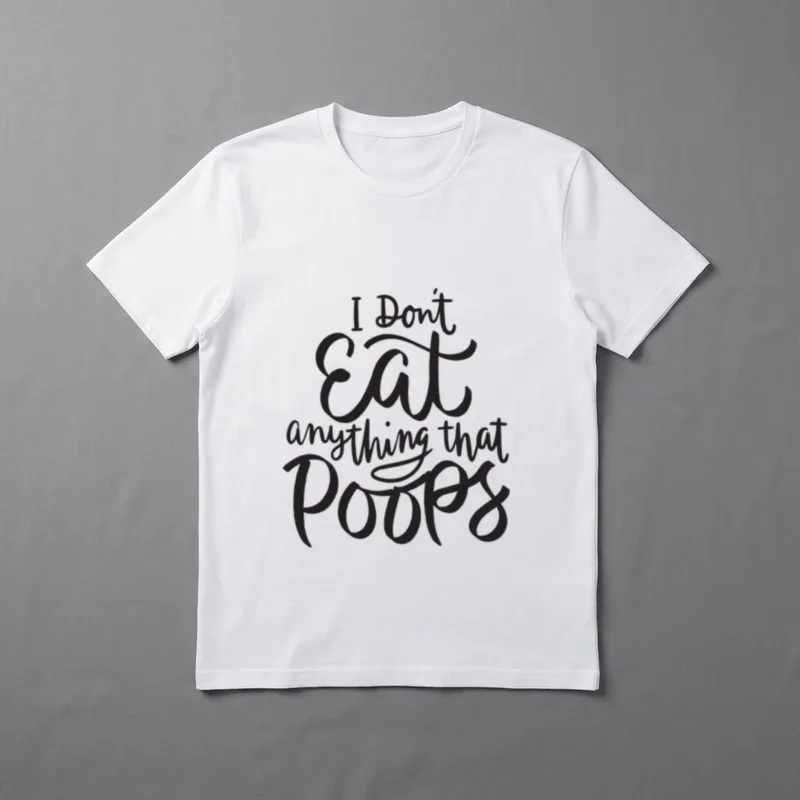 I Don't Eat Anything Animal Rights Shirts T-Shirt – Classic T-Shirt in Black