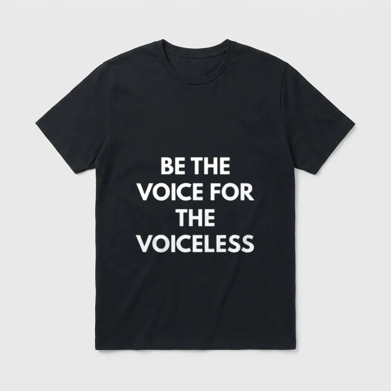 Vegan Lifestyle Voice T-Shirt – Classic T-Shirt in Black
