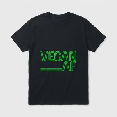 Vegan As Vegan Activism T-Shirt – Classic T-Shirt in Black