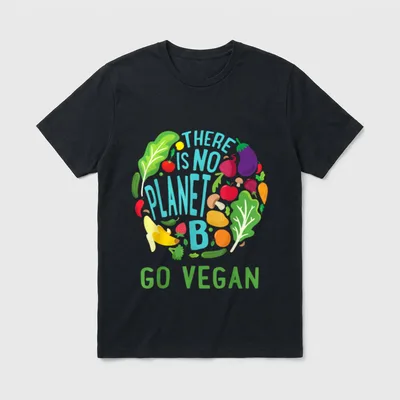 There Is No Planet T-Shirt – Classic T-Shirt in Black