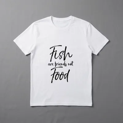Vegetarian Animal Lover Quote T-Shirt – Classic T-Shirt in Black