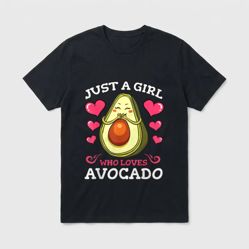 Just A Girl Who T-Shirt – Classic T-Shirt in Black