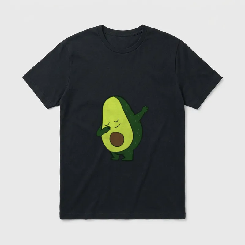 Avocado Vegan Food Vegetarian T-Shirt – Classic T-Shirt in Black