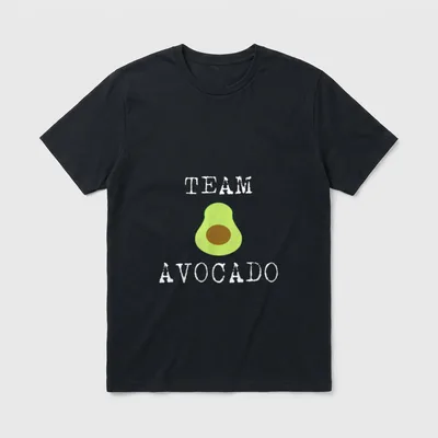 Team Avocado Funny Avocado T-Shirt – Classic T-Shirt in Black