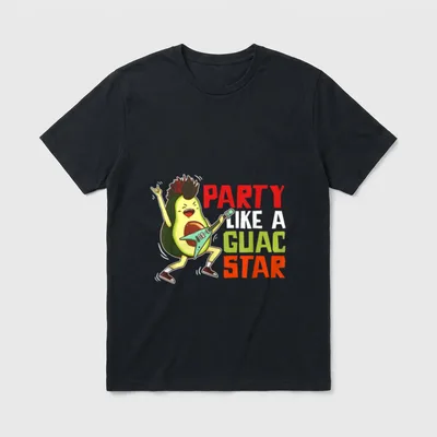 Funny Guacamole Avocado T-Shirt – Classic T-Shirt in Black