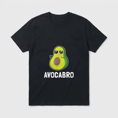 Avocado Vegan Vegetarian Avocabro Avocado Shirts T-Shirt – Classic T-Shirt in Black