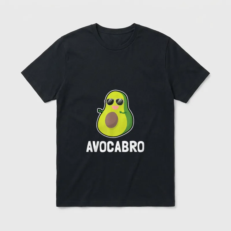 Avocado Vegan Vegetarian Avocabro Avocado Shirts T-Shirt – Classic T-Shirt in Black
