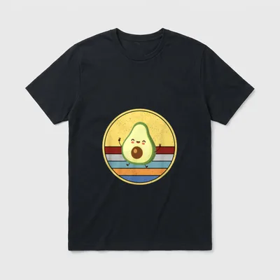 Avocado pajamas vegan Avocado T-Shirt – Classic T-Shirt in Black