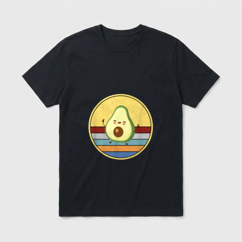 Avocado pajamas vegan Avocado T-Shirt – Classic T-Shirt in Black
