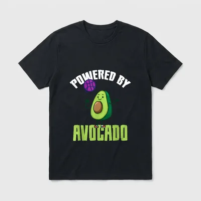 Avocado Volleyball Vegan T-Shirt – Classic T-Shirt in Black