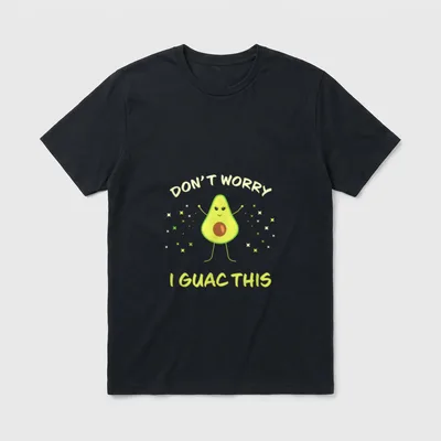 Kawaii Avocado I Guac This T-Shirt – Classic T-Shirt in Black