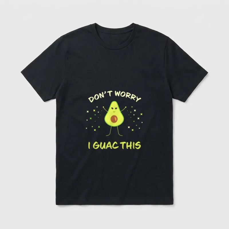 Kawaii Avocado I Guac This T-Shirt – Classic T-Shirt in Black