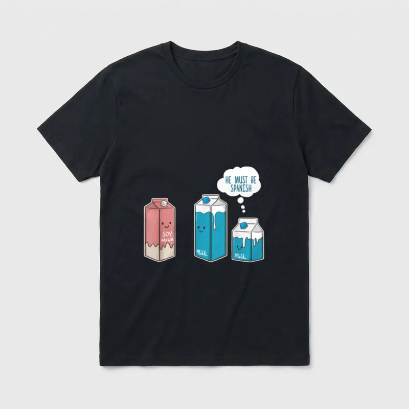 Soy Milk Milk T-Shirt – Classic T-Shirt in Black