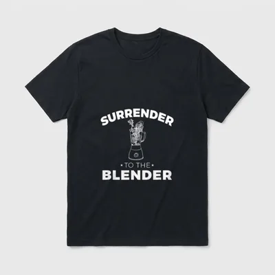 Surrender to the Blender T-Shirt – Classic T-Shirt in Black