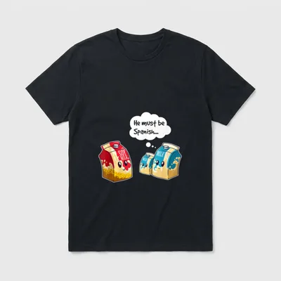 Vegan Soy Milk Saying T-Shirt – Classic T-Shirt in Black