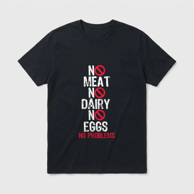 No Meat T-Shirt – Classic T-Shirt in Black