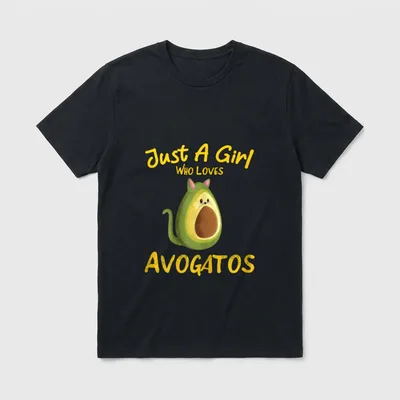 Just a Girl Who Dog & Cat Vegan Shirts T-Shirt – Classic T-Shirt in Black