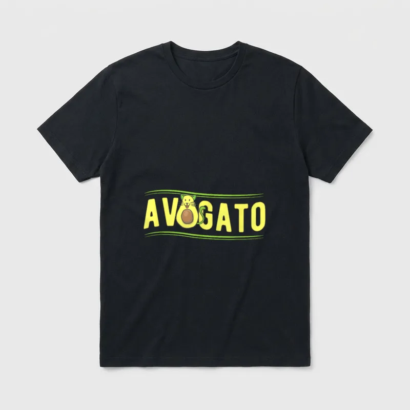 Avogato Avo Cat Vegan T-Shirt – Classic T-Shirt in Black