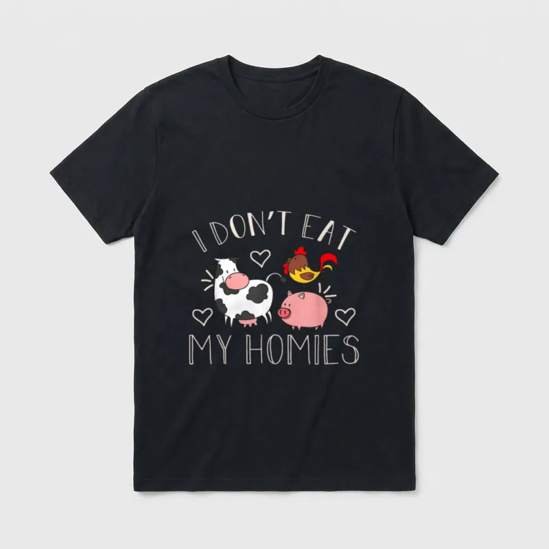 I Don't Eat My Homies T-Shirt – Classic T-Shirt in Black