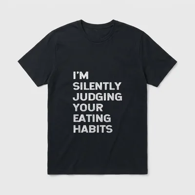 I'm Silently Judging T-Shirt – Classic T-Shirt in Black