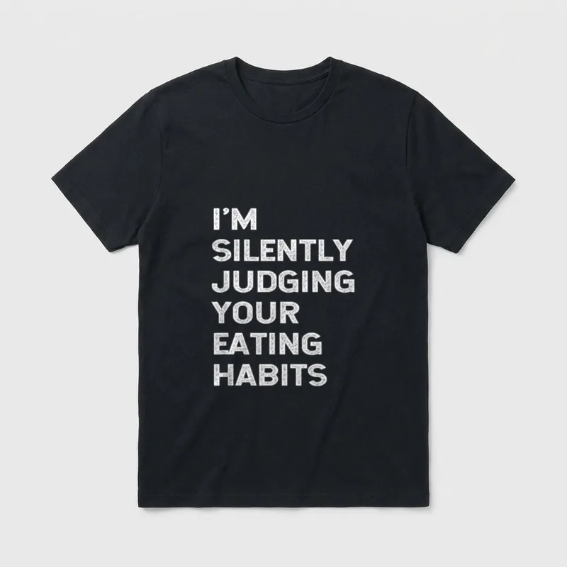 I'm Silently Judging T-Shirt – Classic T-Shirt in Black