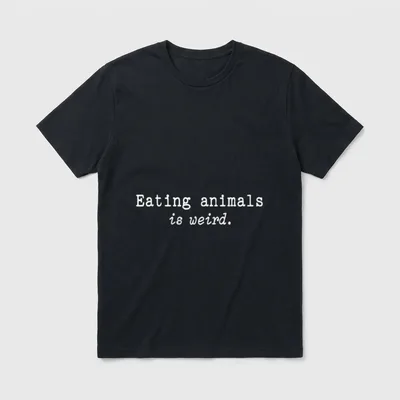 Eating Animals T-Shirt – Classic T-Shirt in Black