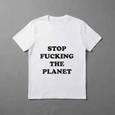 Aesthetic Stops Fucking The Planets Vegan Funny