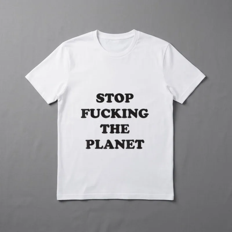 Aesthetic Stops Fucking The Planets Vegan Funny