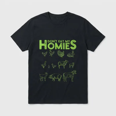 Don't Eat My Homies T-Shirt – Classic T-Shirt in Black